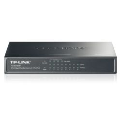 TP-LINK (TL-SG1008P) 8-Port Gigabit Unmanaged Desktop Switch, 4-Port PoE, Steel Case TP-LINK (TL-SG1008P) 8-Port Gigabit Unmanaged Desktop Switch, 4-Port PoE, Steel Case